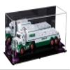 Better Display Cases Versatile Clear Acrylic Trucks, Trains and Rockets Display Case - Large Rectangle Box with Mirror Case, Purple Risers and Black Base 17" x 6" x 7" (A019/V46) view 1