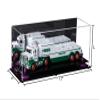 Better Display Cases Versatile Clear Acrylic Trucks, Trains and Rockets Display Case - Large Rectangle Box with Mirror Case, Purple Risers and Black Base 17" x 6" x 7" (A019/V46) view 2