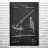 Push Broom Poster Print, Broom Closet Art, Grounds Keeper, Custodian Gifts, Laundry Room Art, School Janitor Dark Concrete (24 inch x 36 inch) view 1