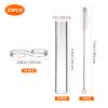 Cabilock Transparent Hydroponic Tube Vase with 8 Test Tubes and S Shape Hooks Glass Flower Arranging Container for Home and Garden D Cor 6 Inch Borosilicate Glass view 2