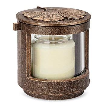 legendURN Grave Lantern Bronze in Several Colors | Grave Lantern or Lamp Bronze | Grave Decorations