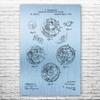 Watch Repeating Mechanism Poster Print, Watchmaker Gift, Jewelry Store Art, Watch Blueprint, Clock Shop Art, Retro Watch Blue Steel (24 inch x 36 inch) view 1