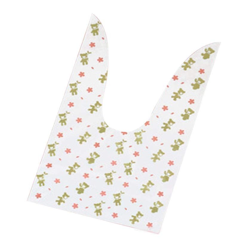 Black Temptation 50 Pcs Cute Rabbit Ears Food Packaging Bags Candy Cookie Pastry Bags #04
