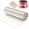 Gutsdoor Cake Collars 6.3 x 394inch Clear Acetate Strips, Transparent Mousse Cake Rolls Acetate Cake Collar for Chocolate Mousse Baking Cake Decorating Acetate Roll view 1