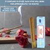 Nag Champa Authentic Satya Sai Baba Incense Sticks | Organic Hand-Dipped Incense | Natural Herbs & Aromatic Ingredients | Burn Time 30 Minutes Spiritual Gifts, Which Craft Supplies view 2