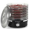 Elite Gourmet EFD319 Food Dehydrator, 5 BPA-Free 11.4" Trays Adjustable Temperature Controls, Jerky, Herbs, Fruit, Veggies, Dried Snacks, Black view 1