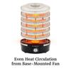 Elite Gourmet EFD319 Food Dehydrator, 5 BPA-Free 11.4" Trays Adjustable Temperature Controls, Jerky, Herbs, Fruit, Veggies, Dried Snacks, Black view 3