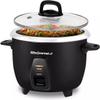 Elite Gourmet ERC2010B Electric Rice Cooker with Stainless Steel Inner Pot Makes Soups, Stews, Porridge's, Grains and Cereals, 10 cups cooked (5 Cups uncooked), Black view 1