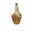 Deco 79 45175 Large Gold Capiz Shell & Natural Banana Wood Vase, 11x 15 view 4