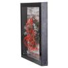 LED Lighted Framed Have A Holly Jolly Christmas Wreath Wall Art - 14" - Black view 4