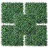 Hieasy 24 Pcs 20x20 Inch Artificial Hedge Faux Boxwood Panels Topiary Hedge Greenery Wall UV Protected Boxwood Grass Wall Panel for Outdoors Indoors Garden Decor (24 Pcs 20x20 Inch Hedges) view 1