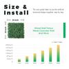 Hieasy 24 Pcs 20x20 Inch Artificial Hedge Faux Boxwood Panels Topiary Hedge Greenery Wall UV Protected Boxwood Grass Wall Panel for Outdoors Indoors Garden Decor (24 Pcs 20x20 Inch Hedges) view 4