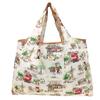 allydrew Large Foldable Tote Nylon Reusable Grocery Bags, 3 Pack, European Delights view 2