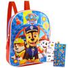 Nick Jr. Paw Patrol Preschool Backpack Set - Bundle with an 11" Mini Backpack, Stickers, More | Chase Marshall and Rubble School Supplies for Kids view 1