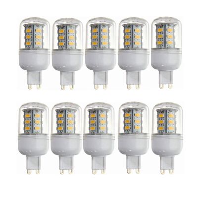 WELSUN 12v G9 LED, Low Voltage G9 LED Lamps, 4W Bulbs, 3000K Warm White / 6000K Cool White, 260-300 Lumens, Non-dimmable DC12-80V, 10-Pack [Energy Class A +] (Color : Warm White)