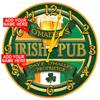 Decorative Concepts Irish Pub 18" Diameter Aluminum Metal Round Wall Clock view 2