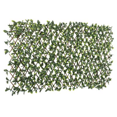 Windscreen4less Artificial Expandable Ficus Leaf Faux Leaves Privacy Fence Screen for Outdoor Indoor Backyard Patio Balcony (Single Sided Leaves, 1 Pack)