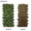 Windscreen4less Artificial Expandable Ficus Leaf Faux Leaves Privacy Fence Screen for Outdoor Indoor Backyard Patio Balcony (Single Sided Leaves, 1 Pack) view 3