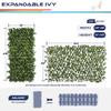 Windscreen4less Artificial Expandable Ficus Leaf Faux Leaves Privacy Fence Screen for Outdoor Indoor Backyard Patio Balcony (Single Sided Leaves, 1 Pack) view 4