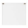Kate and Laurel Hutchins Decorative Farmhouse Wood Wall Cabinet, 30 x 6.5 x 27.5, White and Brown, Wall Cabinet with Window Pane Glass Door view 4