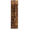 Danya B. Narrow Decorative Wall Mount Vertical Shelving Unit  Modern Column with 5 Shelves Home or Office for Books, Dcor Display view 1
