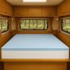 Foamma 4" x 28" x 72" High Density Gel Memory Foam RV Bunk Mattress Replacement Topper for Camper, Truck & Travel Trailer, Firm Support, CertiPUR-US Certified, Made in USA, Cover Not Included view 1