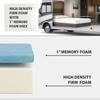 Foamma 4" x 28" x 72" High Density Gel Memory Foam RV Bunk Mattress Replacement Topper for Camper, Truck & Travel Trailer, Firm Support, CertiPUR-US Certified, Made in USA, Cover Not Included view 4