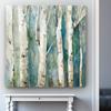 Renditions Gallery Nature Wall Art for Living Room White River Birch Trees Canvas Hanging Artwork for Bedroom Dinning Office Kitchen Decor - 40"x40" LT34 view 4