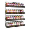 AMT Spice Rack, Wall Mount Organizer, Pantry Cabinet Door Shelf Storage, Kitchen seasoning Hanging Display for Spice Jars, Sauces, Herbs, Cosmetic Beauty Bottles (4 Tier- Style 9S) view 3