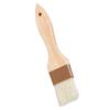 Cabilock 1pc Wooden Handle Basting Brush Wool Brush for Bbq Baking and Cooking Kitchen Utensil for Oil Butter and Sauce Application Khaki view 3