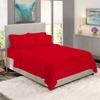 BedDecor 500 Thread Count Stripe 6 Piece Bed Sheet Set 100% Egyptian Cotton with 21 Inch Extra Deep Pocket Premium Super Soft Hotel Quality Bedding(Queen,Blood Red) view 1
