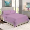 BedDecor 500 Thread Count Stripe 6 Piece Bed Sheet Set 100% Egyptian Cotton with 26 Inch Extra Deep Pocket Premium Super Soft Hotel Quality Bedding(King,Lilac) view 1