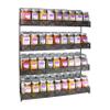 AMT Spice Rack, Wall Mount Organizer, Pantry Cabinet Door Shelf Storage, Kitchen seasoning Hanging Display for Spice Jars, Sauces, Herbs, Cosmetic Beauty Bottles (4 Tier- 9V) view 3