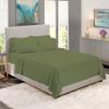 BedDecor 500 Thread Count Stripe 6 Piece Bed Sheet Set 100% Egyptian Cotton with 21 Inch Extra Deep Pocket Premium Super Soft Hotel Quality Bedding(Full,Sage) view 1