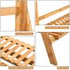 3 Tier Bamboo Hanging Folding Plant Shelf Stand Flower Display Rack Bookcase view 4