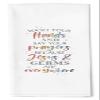 Wash Your Hands Say Prayers Classic White 28 x 16 Cotton Fabric Dish Tea Towel view 1