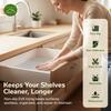 EVALAND Shelf Liners for Kitchen Cabinets Non-Adhesive 12" x 20 FT Clear Drawer Liner Non Slip, Washable Cabinet Liner, Waterproof Shelf Liners for Cabinets, Refrigerator Bathroom Pantry Cabinet Mat view 3