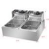 Heavy Duty Deep Fryer Stainless Steel Large Electric Fryers with Removable Basket and Professional Heating Element (12.7QT/12L) view 2