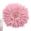 3D Daisy Flower Decorative Pillow - Sunflower Throw for Couch & Bed - Shaped Cushion (14.5" Flower, 13" With Insert, Light Pink) view 1