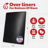 Cooks Innovations MADE IN USA Non-Stick Oven Protector Mat - Heavy Duty Nonstick Oven Rack Liners to Protect Convection, Electric, Gas, & Microwave Ovens - BPA & PFOA Free Heat Resistant Baking Mat view 2
