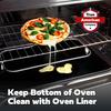 Cooks Innovations MADE IN USA Non-Stick Oven Protector Mat - Heavy Duty Nonstick Oven Rack Liners to Protect Convection, Electric, Gas, & Microwave Ovens - BPA & PFOA Free Heat Resistant Baking Mat view 3