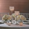 Acrylic Crystal Bead Pedestal Candle Holders - Home Decor - 2 Pieces view 2