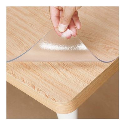 Frosted PVC Chair Mat for Hardwood Floor Kitchen Nightstand Plastic Desk Protector Table Pad Anti-Scald Scuff Resistant, Customizable ALGFree (Color : 2mm, Size : 60x90cm)