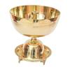 Akhand Jyoti Diya with Stand || Brass Traditional Oil Lamp for Pooja at Tamples, Home, Office & Hotel  Size Dia 6 view 1