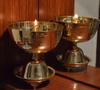 Akhand Jyoti Diya with Stand || Brass Traditional Oil Lamp for Pooja at Tamples, Home, Office & Hotel  Size Dia 6 view 2