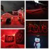 Buyagn 100Ft LED Rope Lights, LED Strip Lights Outdoor Waterproof Decorative Lighting for Indoor/Outdoor, Eaves, Backyards Garden, Halloween and Christmas Decorations(Red) view 3