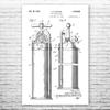 Fire Extinguisher 1933 Poster Print, First Responder, Volunteer Fireman, Firefighter Gift, Firehouse Decor, Fireman Gift Black & White (16 inch x 20 inch) view 1