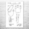 Binaural Stethoscope Poster Print, Nurse Gift, Stethoscope Decor, Medical Student Gift, Medical Art Print, Surgeon Gift Black & White (18 inch x 24 inch) view 1