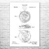 Mechanical Pocket Watch Poster Print, Watch Blueprint, Watchmaker Gift, Jewelry Store Art, Clockwork Art, Watch Wall Art Black & White (24 inch x 36 inch) view 1