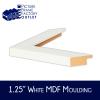 20x28 Picture Frame | 1.25" White MDF | Plexi Glass and Hanging Hardware Included view 2